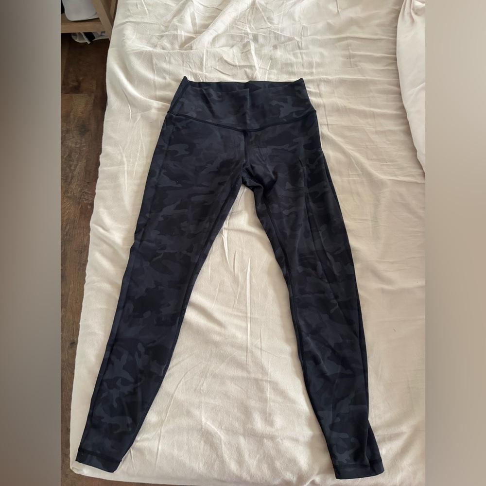 lululemon athletica Black Camouflage Leggings